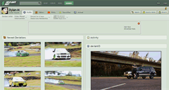Desktop Screenshot of dylan-m.deviantart.com