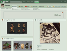 Tablet Screenshot of dajotoy.deviantart.com