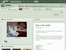 Tablet Screenshot of emimaru.deviantart.com
