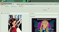 Desktop Screenshot of butterflyindisguise.deviantart.com