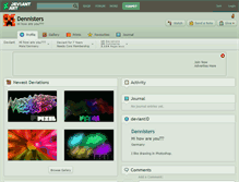 Tablet Screenshot of dennisters.deviantart.com