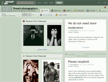 Tablet Screenshot of fineart-photography.deviantart.com