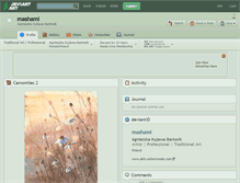 Tablet Screenshot of mashami.deviantart.com