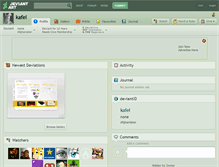 Tablet Screenshot of kafel.deviantart.com