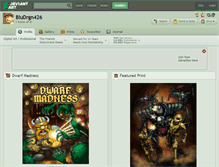 Tablet Screenshot of bludrgn426.deviantart.com