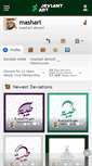 Mobile Screenshot of mashari.deviantart.com