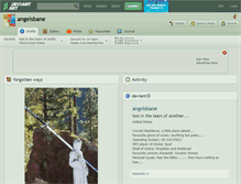 Tablet Screenshot of angelsbane.deviantart.com
