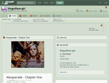 Tablet Screenshot of kingsofleon-girl.deviantart.com