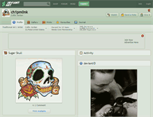 Tablet Screenshot of ch1pm0nk.deviantart.com