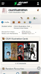 Mobile Screenshot of csunillustration.deviantart.com