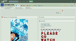 Desktop Screenshot of cute-angel-wings.deviantart.com