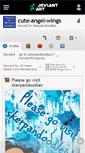 Mobile Screenshot of cute-angel-wings.deviantart.com