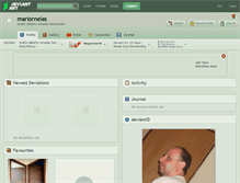 Tablet Screenshot of mariornelas.deviantart.com