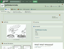 Tablet Screenshot of bastilledayeveryday.deviantart.com