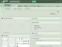 Tablet Screenshot of niermann.deviantart.com