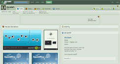 Desktop Screenshot of ducatart.deviantart.com