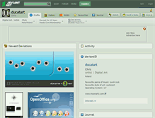 Tablet Screenshot of ducatart.deviantart.com