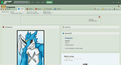 Desktop Screenshot of chazmon.deviantart.com