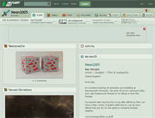 Tablet Screenshot of neon2005.deviantart.com