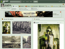 Tablet Screenshot of anupthra.deviantart.com