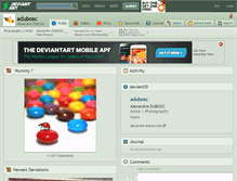 Tablet Screenshot of adubosc.deviantart.com