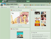Tablet Screenshot of galaxy-angel-group.deviantart.com