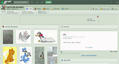 Desktop Screenshot of corvis-da-account.deviantart.com