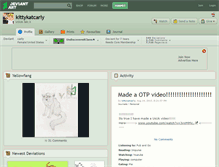 Tablet Screenshot of kittykatcarly.deviantart.com