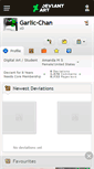 Mobile Screenshot of garlic-chan.deviantart.com