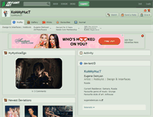 Tablet Screenshot of kommyhuct.deviantart.com
