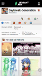 Mobile Screenshot of daybreak-generation.deviantart.com