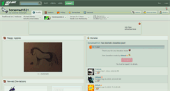 Desktop Screenshot of horsemad1521.deviantart.com