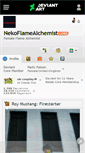 Mobile Screenshot of nekoflamealchemist.deviantart.com