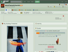 Tablet Screenshot of nekoflamealchemist.deviantart.com
