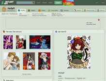 Tablet Screenshot of hella9.deviantart.com