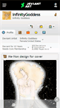 Mobile Screenshot of infinitygoddess.deviantart.com