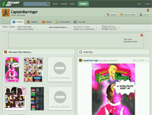 Tablet Screenshot of captainbarringer.deviantart.com