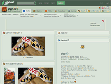 Tablet Screenshot of giggs101.deviantart.com