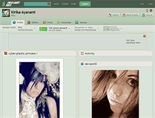 Tablet Screenshot of kirika-ayanami.deviantart.com