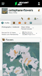 Mobile Screenshot of cellophane-flowers.deviantart.com