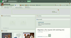Desktop Screenshot of petitmonde.deviantart.com