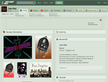 Tablet Screenshot of joe-ker.deviantart.com