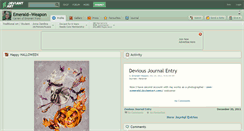 Desktop Screenshot of emerald--weapon.deviantart.com