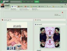 Tablet Screenshot of elias87.deviantart.com