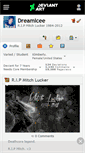Mobile Screenshot of dreamicee.deviantart.com