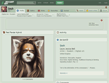 Tablet Screenshot of ljayb.deviantart.com