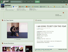Tablet Screenshot of darkkari.deviantart.com
