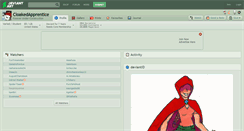 Desktop Screenshot of cloakedapprentice.deviantart.com