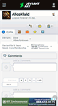 Mobile Screenshot of aliceklaid.deviantart.com