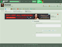 Tablet Screenshot of aliceklaid.deviantart.com